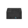 StarTech.com USB 3.0 Dual SSD/HDD Dock w/ UASP for 2.5/3.5in - SATA 6 Gbps - Speicher-Controller
