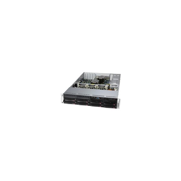 Supermicro CSE-825BTQC-R1K23LPB - Rack - Server - Schwarz - ATX - EATX - 2U - HDD - Netzwerk - Leistung - Stromausfall - System