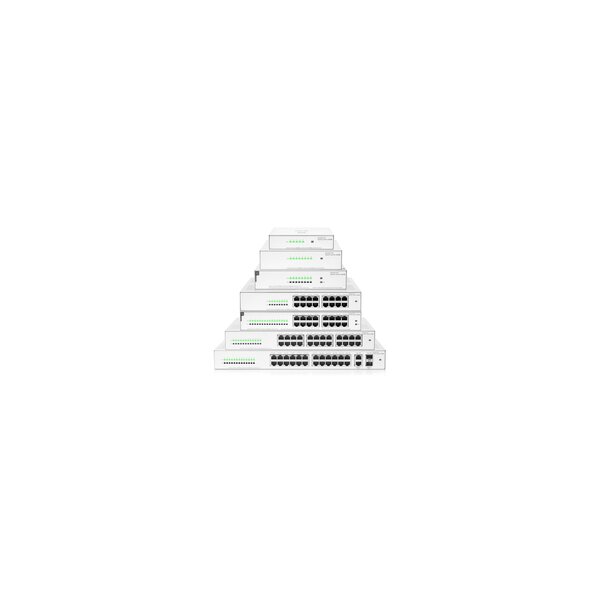HPE Networking Networking Instant On Switch 24p Gigabit 1430 - Unmanaged - L2 - Gigabit Ethernet (10/100/1000) - Vollduplex - Rack-Einbau - 1U