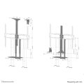 Neomounts AFL-875BL1 Videobar und Multimedia-Kit - universal - Regal - Schwarz - Stahl - 9 kg - China - 5,3 kg