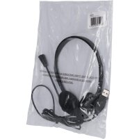 SANDBERG USB Headset Bulk - Kabelgebunden - Anrufe/Musik - 20 - 20000 Hz - 68 g - Kopfhörer - Schwarz