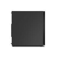 Sharkoon M25-V - Midi Tower - PC - Schwarz - ATX - micro...