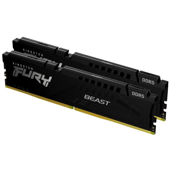 Kingston FURY Beast 16GB 5600MT/s DDR5 CL36 DIMM (2er-Kit) Black EXPO - 16 GB - 2 x 8 GB - DDR5 - 288-pin DIMM