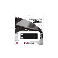 Kingston DataTraveler 256GB USB-C 3.2 Gen 1 70 - 256 GB - USB Typ-C - 3.2 Gen 1 (3.1 Gen 1) - Kappe - 7 g - Schwarz