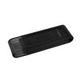 Kingston DataTraveler 256GB USB-C 3.2 Gen 1 70 - 256 GB - USB Typ-C - 3.2 Gen 1 (3.1 Gen 1) - Kappe - 7 g - Schwarz