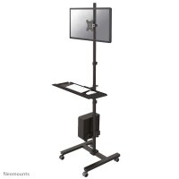 Neomounts Mobile Workplace Floor Stand monitor...