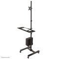 Neomounts FPMA-MOBILE1700 Mobiler Arbeitsplatz 10-32" - Schwarz - Stahl - 8 kg - 25,4 cm (10") - 81,3 cm (32") - 75 x 75 mm