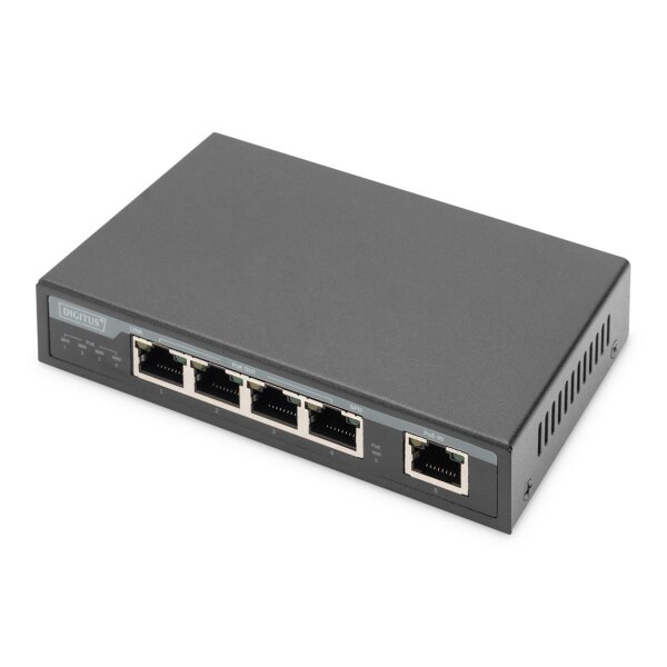 DIGITUS - DN-95128-1 - PoE Externer 1Port zu 4Port