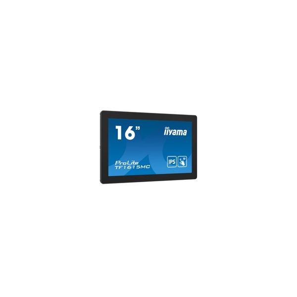 Iiyama ProLite Ein Open Frame PCAP 10 Punkt-Touchmonitor ausgestattet mit der Touch durch Glas Funktion - 39,6 cm (15.6") - 1920 x 1080 Pixel - Full HD - 25 ms - Schwarz