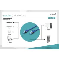 DIGITUS DK-1531-050/B - CAT 5e SF-UTP Patchkabel, Cu, PVC AWG 26/7, Länge 5 m, Farbe Blau
