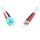 DIGITUS DK-2512-01/3 - LWL Patchkabel, Duplex, ST zu SC MM OM3 50/125 µ, 1 m