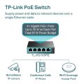 TP-Link TL-SG105PE Netzwerk-Switch Managed L2 Gigabit Ethernet (10/100/1000) Power over Ethernet (PoE) Schwarz