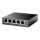 TP-Link TL-SG105PE Netzwerk-Switch Managed L2 Gigabit Ethernet (10/100/1000) Power over Ethernet (PoE) Schwarz