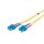 DIGITUS DK-2922-10 - LWL Patchkabel, Duplex, SC zu SC SM OS2 09/125 µ, 10 m