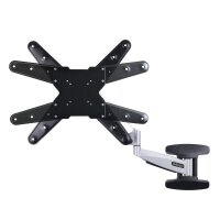 StarTech.com Höhenverstellbare TV Wandhalterung - Vollbewegliche VESA Wandhalterung für 23-55 Zoll Bildschirme bis 30 kg - Bildschirmhalterung/Fernseher Wandhalterung - Neigbare/Schwenkbare Fernsehwandhalterung - 75 x 75 mm - 400 x 400 mm - -15 - 8° - 3°