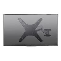 StarTech.com Höhenverstellbare TV Wandhalterung - Vollbewegliche VESA Wandhalterung für 23-55 Zoll Bildschirme bis 30 kg - Bildschirmhalterung/Fernseher Wandhalterung - Neigbare/Schwenkbare Fernsehwandhalterung - 75 x 75 mm - 400 x 400 mm - -15 - 8° - 3°