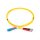 DIGITUS DK-2931-01 - LWL Patchkabel, Duplex, LC zu ST SM OS2 09/125 µ, 1 m