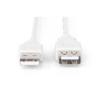DIGITUS AK-300202-018-E - USB 2.0 Verlängerungskabel, Typ A St/Bu, 1.8m, USb 2.0 konform, be