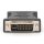 DIGITUS AK-320504-000-S - DVI Adapter, DVI(24+5) - HD15 St/Bu,  DVI-I Dual Link, sw