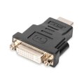 DIGITUS AK-330505-000-S - HDMI Adapter, Typ A - DVI-I(24+5) St/Bu, Full HD, sw