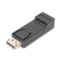 DIGITUS AK-340602-000-S - DisplayPort Adapter, DP - HDMI Typ A St/Bu, m/Verriegelung, CE, sw