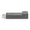DIGITUS AK-340602-000-S - DisplayPort Adapter, DP - HDMI Typ A St/Bu, m/Verriegelung, CE, sw