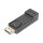 DIGITUS AK-340602-000-S - DisplayPort Adapter, DP - HDMI Typ A St/Bu, m/Verriegelung, CE, sw