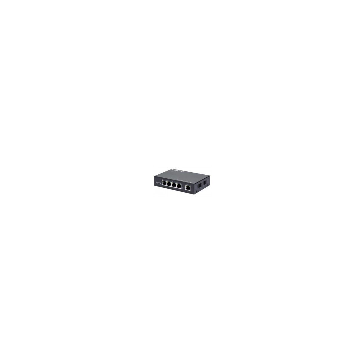 IC Intracom 4-Port Gigabit Ultra PoE-Extender - Verlängert PoE-Reichweite um 100 m - PoE-Strombudget 90 W - vier PSE-Ports mit jeweils 30 W Ausgangsleistung - IEEE 802.3bt/at/af-konform - Metallgehäuse - Netzwerksender - 100 m - 10000 Mbit/s - Cat5e - 10,