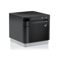 Star Micronics mC-Print3 - Thermal - 3in - Cutter - Ethernet (LAN) - USB - CloudPRNT - Black - EU & UK - PS60C Power Supply included - Direkt Wärme - POS-Drucker - 250 mm/sek - 58mm - 80mm - Verkabelt & Kabellos - Schwarz