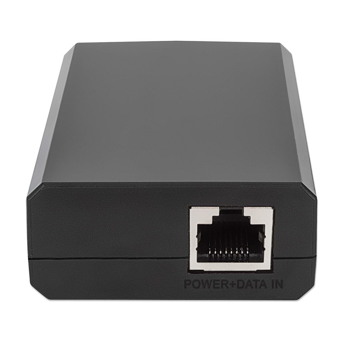 Intellinet 561693 - IEEE 802.3 - IEEE 802.3ab - IEEE 802.3af - IEEE 802.3at - IEEE 802.3bt - IEEE 802.3u - 10/100/1000Base-T(X) - Cat5e - Schwarz - Kunststoff - 0 - 40 °C