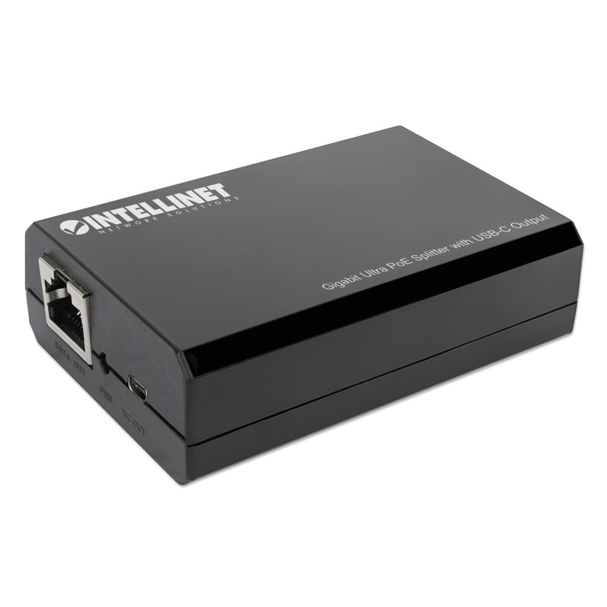 Intellinet 561693 - IEEE 802.3 - IEEE 802.3ab - IEEE 802.3af - IEEE 802.3at - IEEE 802.3bt - IEEE 802.3u - 10/100/1000Base-T(X) - Cat5e - Schwarz - Kunststoff - 0 - 40 °C