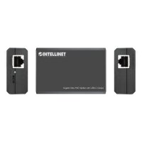 Intellinet 561693 - IEEE 802.3 - IEEE 802.3ab - IEEE 802.3af - IEEE 802.3at - IEEE 802.3bt - IEEE 802.3u - 10/100/1000Base-T(X) - Cat5e - Schwarz - Kunststoff - 0 - 40 °C