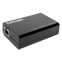 Intellinet 561693 - IEEE 802.3 - IEEE 802.3ab - IEEE 802.3af - IEEE 802.3at - IEEE 802.3bt - IEEE 802.3u - 10/100/1000Base-T(X) - Cat5e - Schwarz - Kunststoff - 0 - 40 °C