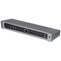 StarTech.com 4K USB-C Dock, Dreifach UHD 4K Monitor...