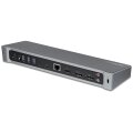 StarTech.com 4K USB-C Dock - Dreifach UHD 4K Monitor Dockingstation - Mac & Windows - USB-C zu HDMI & DisplayPort - 100W Power Delivery - 5x USB 5Gbps Hub - Kabelgebunden - USB 3.2 Gen 1 (3.1 Gen 1) Type-C - 100 W - 3,5 mm - 10,100,1000 Mbit/s - IEEE 802.