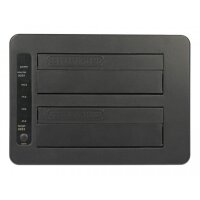 Delock 63957 - Festplatte - SSD - Serial ATA III - 2.5,3.5 Zoll - USB 3.2 Gen 2 (3.1 Gen 2) Type-C - 6 Gbit/s - Schwarz