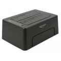 Delock 63957 - HDD - SSD - Serial ATA III - 2.5,3.5 Zoll - USB 3.2 Gen 2 (3.1 Gen 2) Type-C - 6 Gbit/s - Schwarz