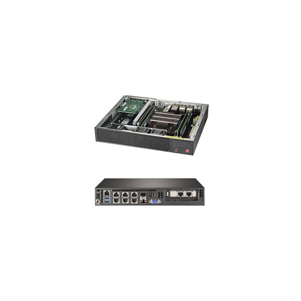 Supermicro SuperServer E300-9D-4CN8TP - Intel SoC - Intel® Xeon® - D-2123IT - 4GB - 8GB - 16GB - 32GB - 64GB - 128MB - 512 GB - 2133,2400,2666 MHz