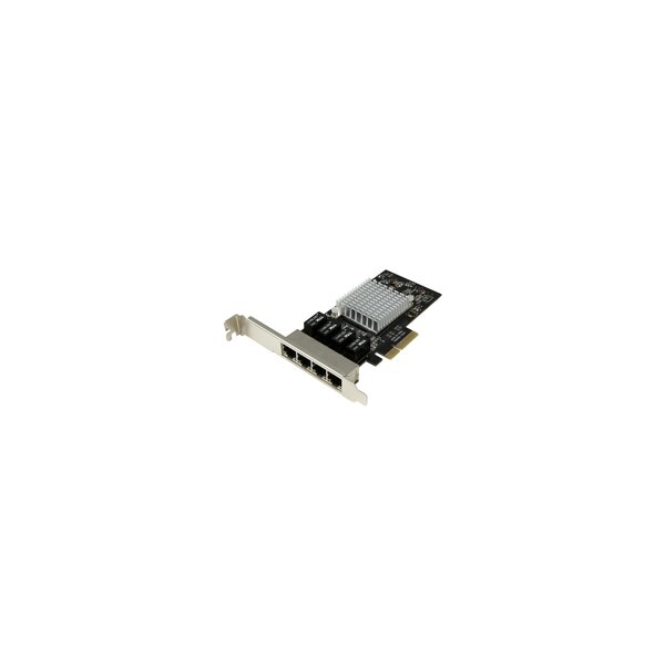 StarTech.com 4 Port PCI Express Gigabit Ethernet Netzwerkkarte - Intel I350 NIC - Netzwerkadapter