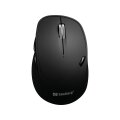 SANDBERG 631-02 - rechts - RF Wireless + Bluetooth - 1600 DPI - Schwarz