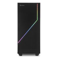 Sharkoon RGB FLOW - Midi Tower - PC - Schwarz - ATX -...