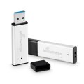 MEDIARANGE MR1902 - 128 GB - USB Typ-A - 3.2 Gen 1 (3.1 Gen 1) - 220 MB/s - Kappe - Schwarz - Silber