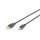 DIGITUS AK-300108-030-S - USB 2.0 Anschlusskabel, Typ A - mini B (5pin) St/St, 3.0m, USB 2.0 konform, sw