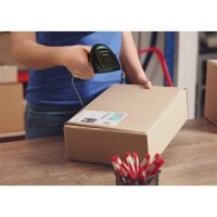 Datalogic QD2220 - Tragbares Barcodelesegerät - 1D - Laser - Kabelgebunden - Schwarz