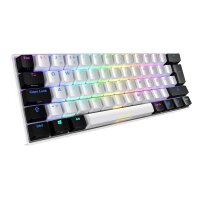 Sharkoon SGK50 S4 - 60% - Kabelgebunden - USB - QWERTY - RGB-LED - Weiß