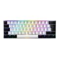 Sharkoon SGK50 S4 - 60% - Kabelgebunden - USB - QWERTY - RGB-LED - Weiß