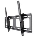 Manhattan Universal TV-Wandhalterung - neigbar und horizontal nachjustierbar - Geeignet für Bildschirme von 37" bis 80"* und bis zu 80 kg - lässt sich auch nach der Montage horizontal justieren - schwarz - 80 kg - 94 cm (37") - 2,03 m (80") - 200 x 200 mm