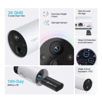 TP-LINK Tapo C420S2 V1 - 2 x Tapo C420 Kameras + Tapo H200 Hub - Netzwerk-Überwachungskamera