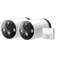 TP-LINK Tapo C420S2 V1 - 2 x Tapo C420 Kameras + Tapo H200 Hub - Netzwerk-Überwachungskamera