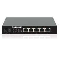 Intellinet 5-Port 2.5G Ethernet PoE+ Switch 55 W 4xPSE Ports - Switch - 5-Port